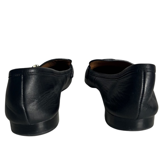 Kate Spade ♠️ Catroux Women’s Black Leather Slip On Loafers Flats Shoes Size 8B - Picture 9 of 11